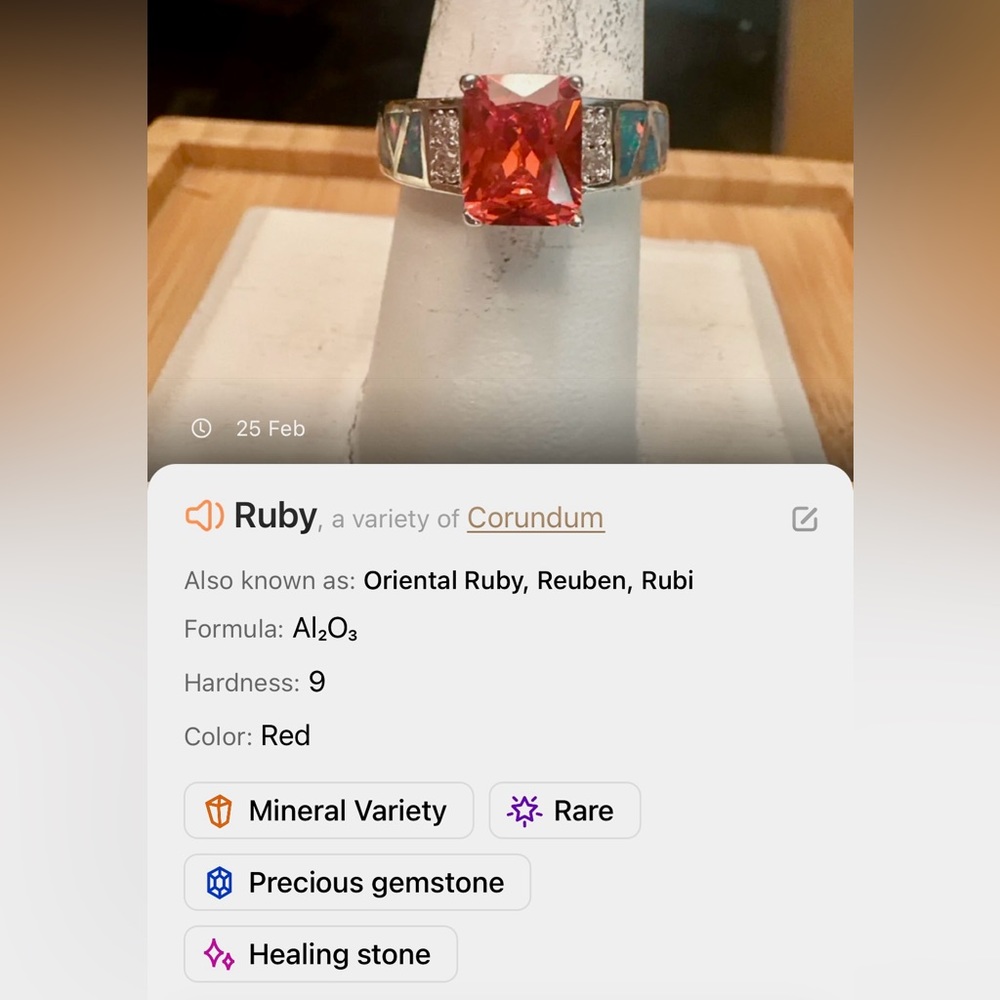 Ruby Stone Ring - image 7